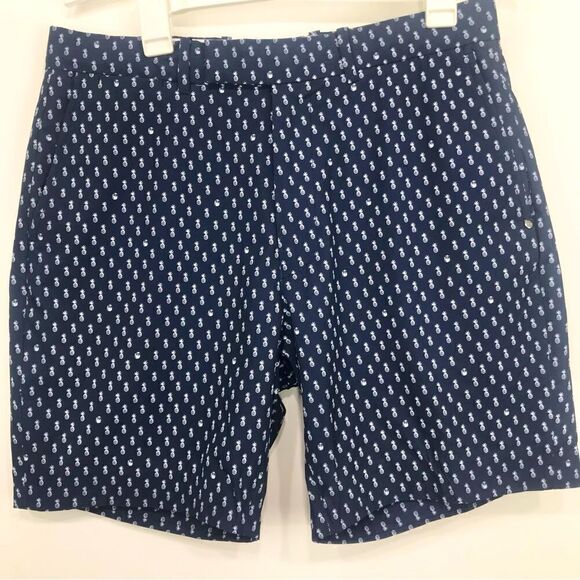 Ralph Lauren Sport RLX Blue White Pineapple Print Classic Fit Golf Shorts - Picture 1 of 16